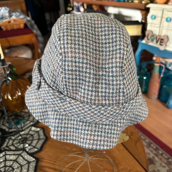 Vintage Wool Houndstooth Walking Hat by Country Gentleman - Picture 5 of 7
